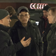 The Russo brothers direct Johansson on the set of Infinity War.